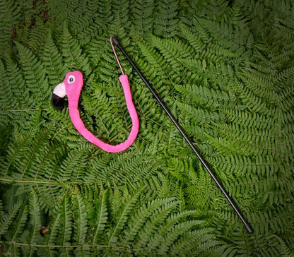 Ministry of Pets Frankie the Flamingo Interactive Cat Teaser Toy