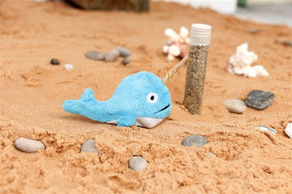 Ministry of Pets Norman the Narwhal Catnip Tube Cat Toy