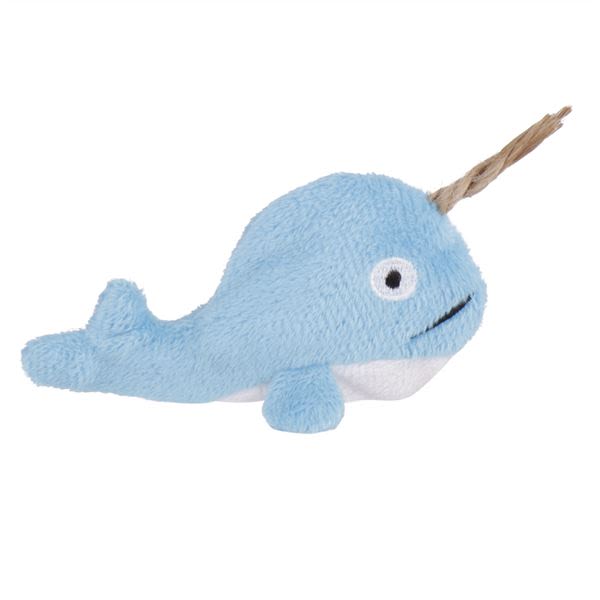 Ministry of Pets Norman the Narwhal Catnip Tube Cat Toy