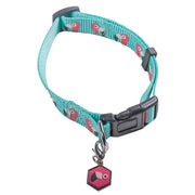 Ministry of Pets Printed Flamingo Collar with Charm for Dogs