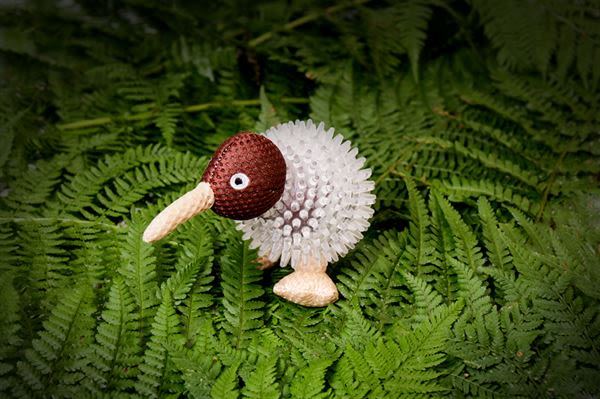 Ministry of Pets Kevin the Kiwi Bird 2 in 1 Squeaker Dog Toy