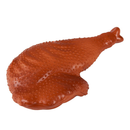 Pet Brands Turkey Leg Squeaky Vinyl Dog Toy