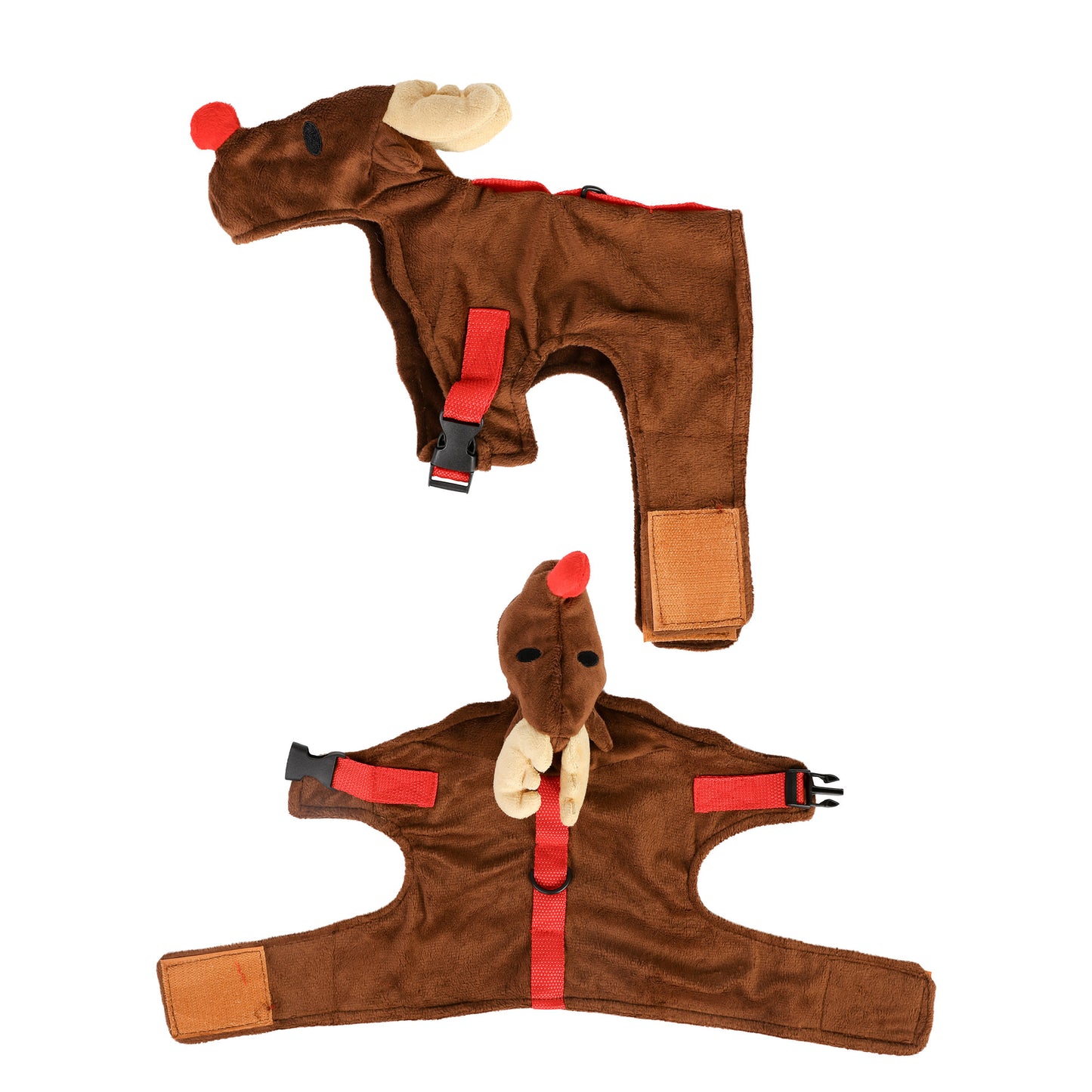 Pet Brands Christmas Reindeer Dress Up Dog Harness