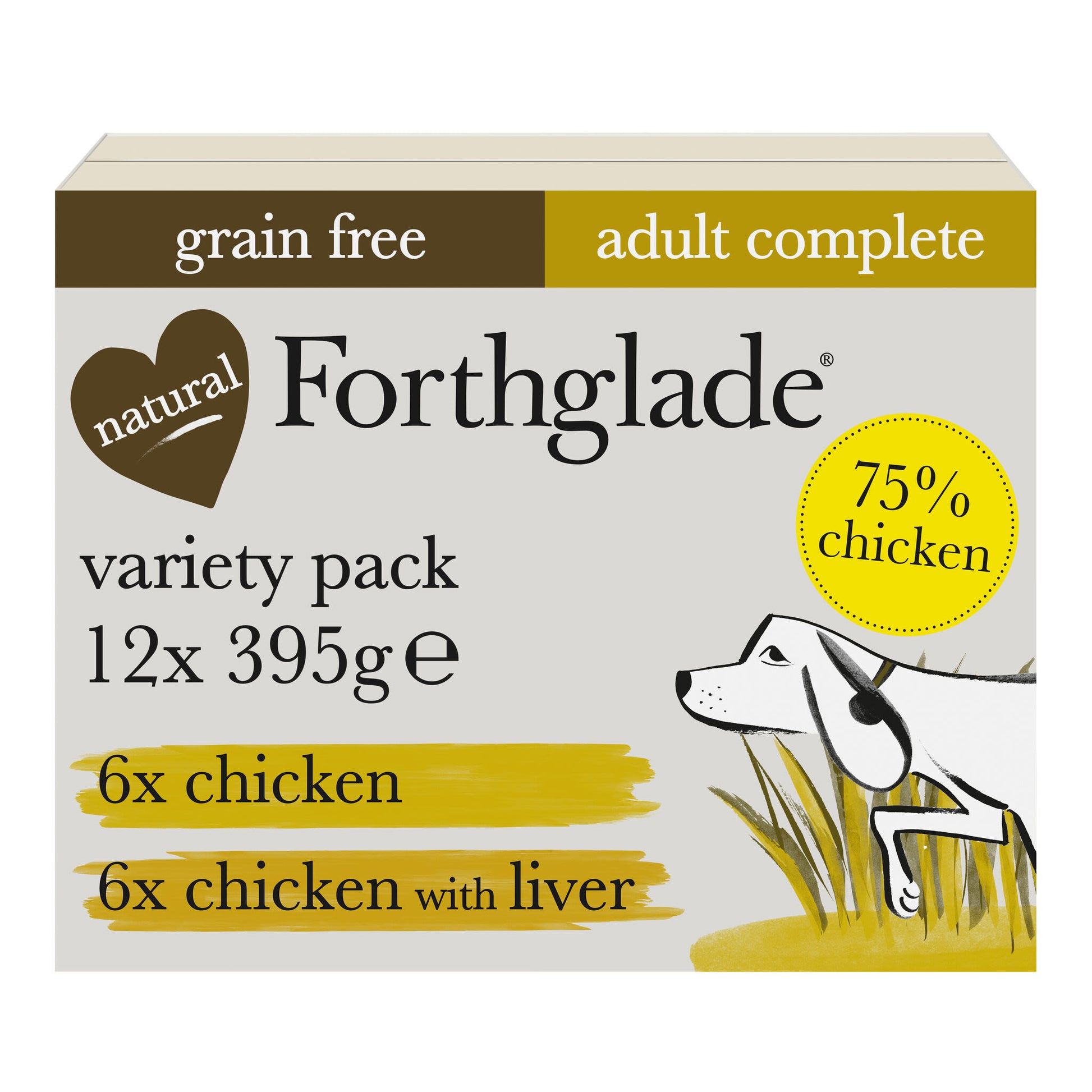 Forthglade Forthglade Chicken Adult Dry Dog Food pet food packaging