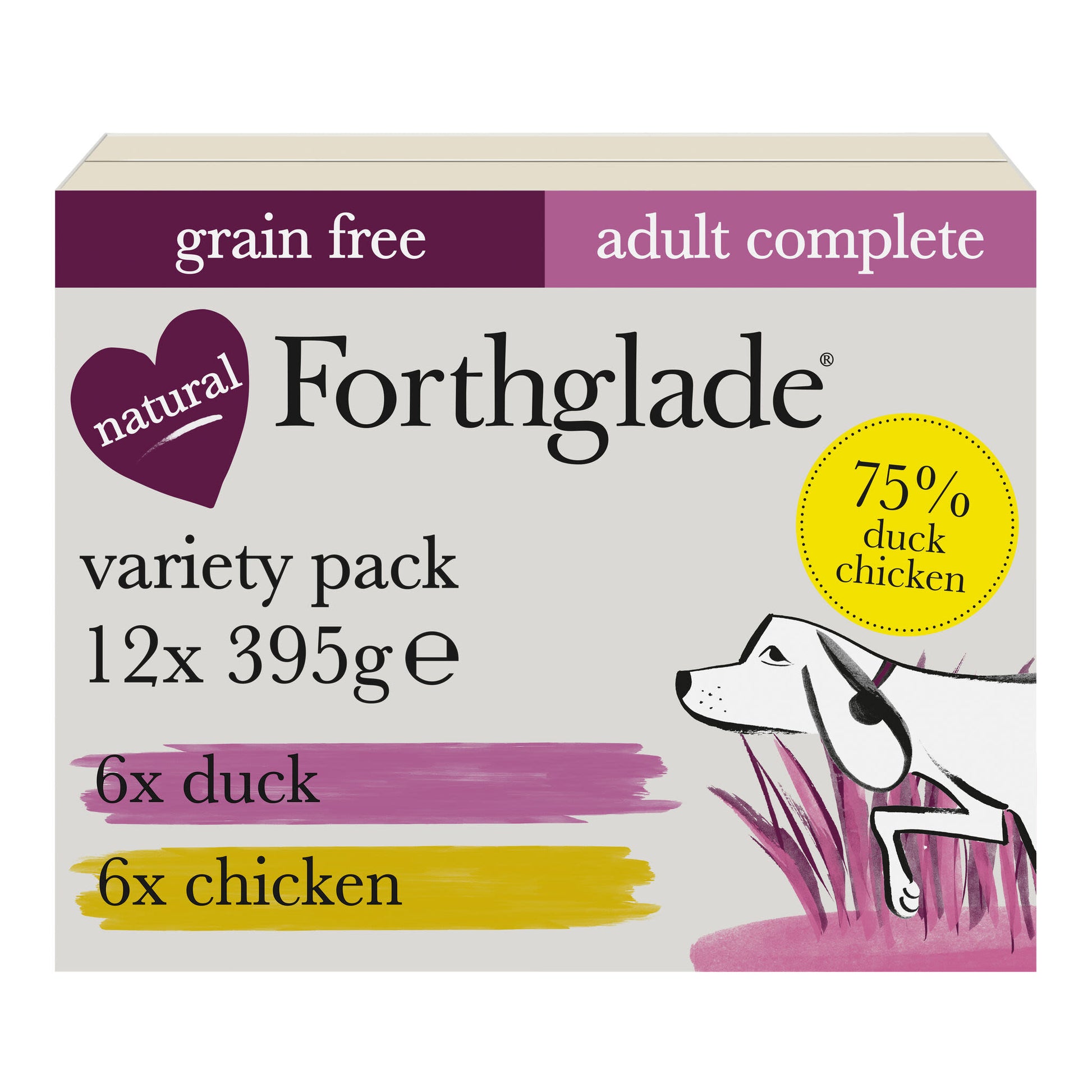 Forthglade Forthglade Chicken Duck Adult Dry Dog Food pet food packaging