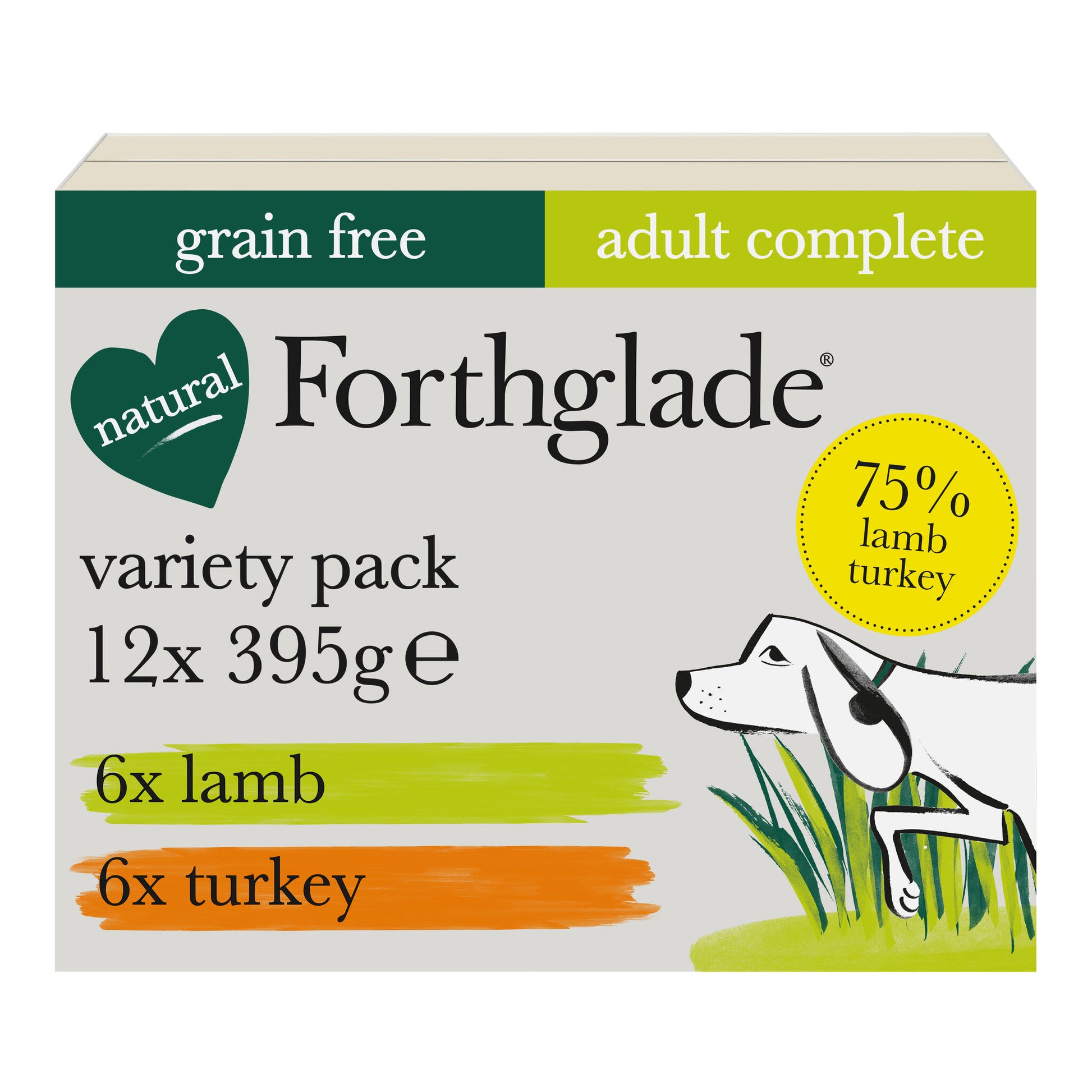Forthglade Forthglade Lamb Turkey Adult Dry Dog Food pet food packaging