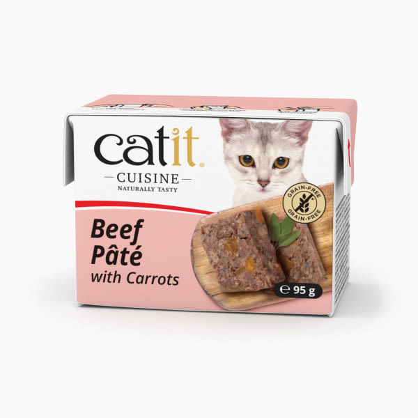 Catit Catit Cuisine Pate Beef Chicken Adult Wet Cat Food pet food packaging