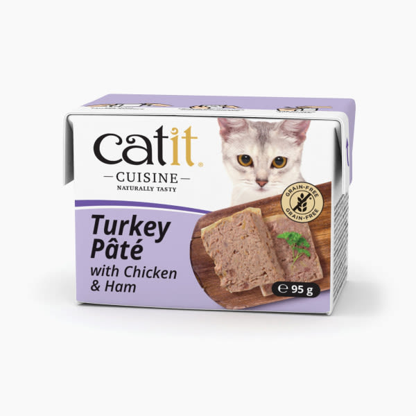 Catit Catit Cuisine Pate Chicken Turkey Adult Wet Cat Food pet food packaging