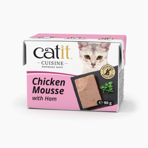 Catit Catit Cuisine Mousse Chicken Adult Wet Cat Food pet food packaging