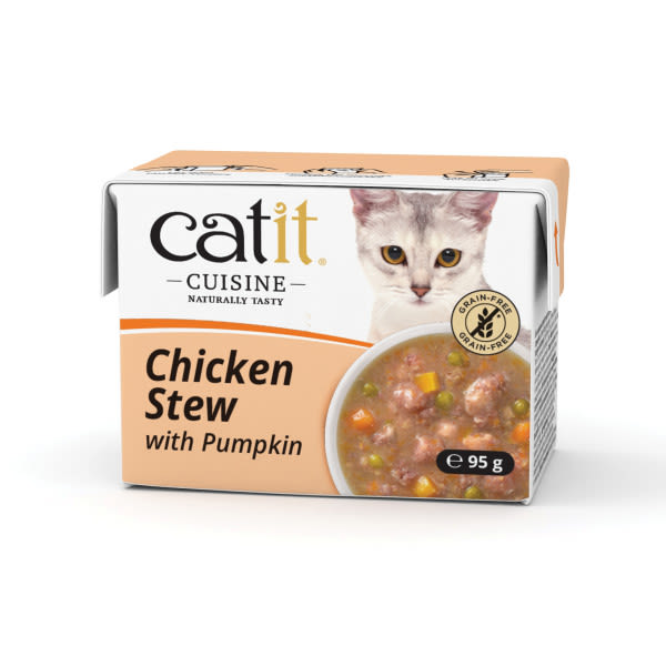 Catit Catit Cuisine Stew Complementary Chicken Adult Wet Cat Food pet food packaging