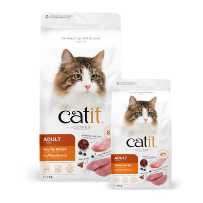Catit Recipes Dry Adult Cat Food Poultry