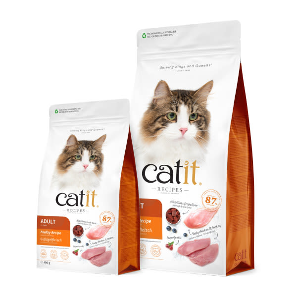 Catit Recipes Dry Adult Cat Food Poultry