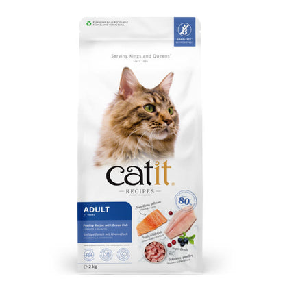 Catit Recipes Dry Adult Cat Food Ocean Fish