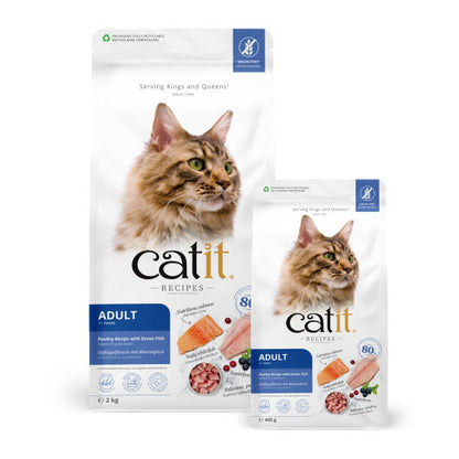 Catit Recipes Dry Adult Cat Food Ocean Fish