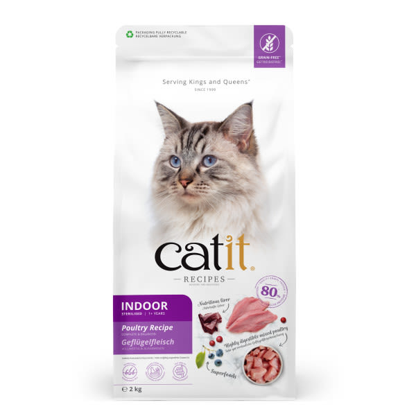 Catit Recipes Dry Adult Indoor Cat Food