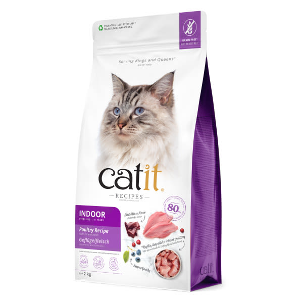 Catit Recipes Dry Adult Indoor Cat Food