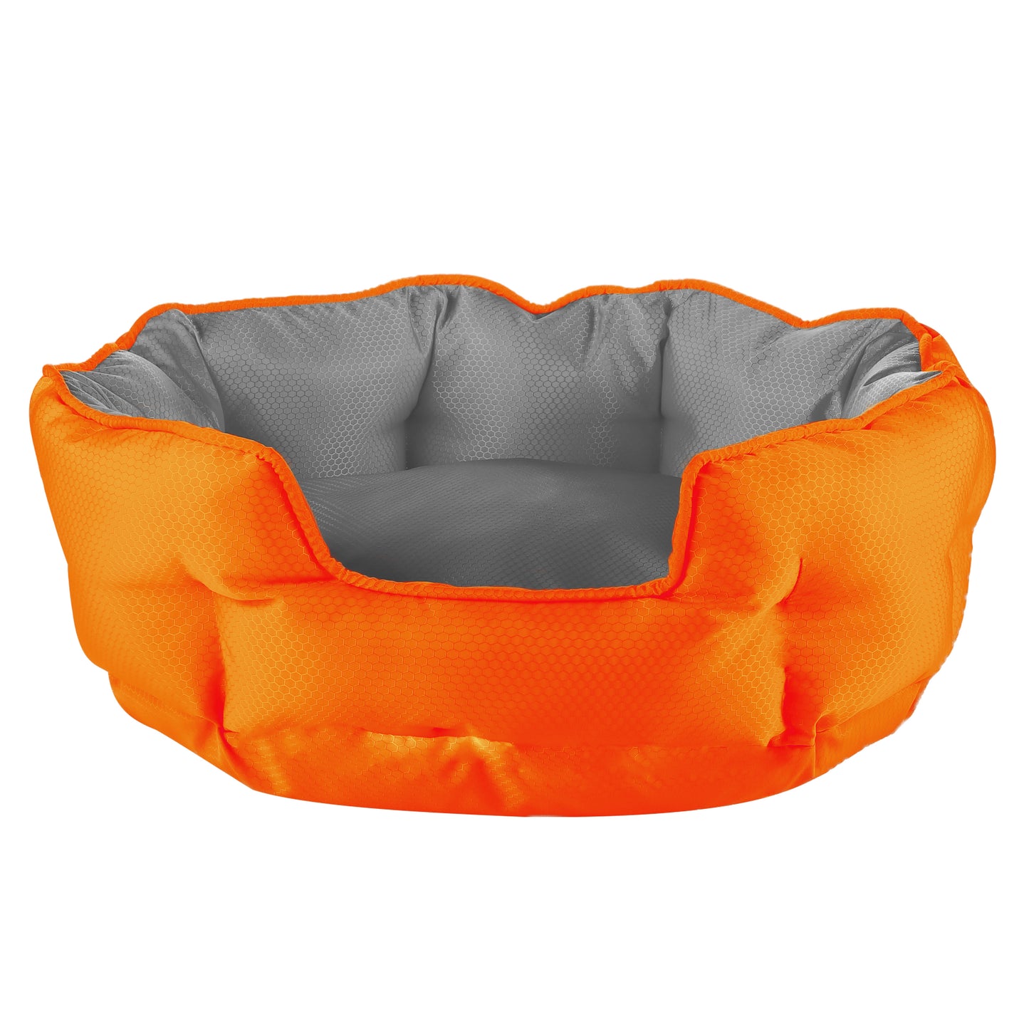 Dream Paws Reversible Water Resistant Grey Dog Travel Bed