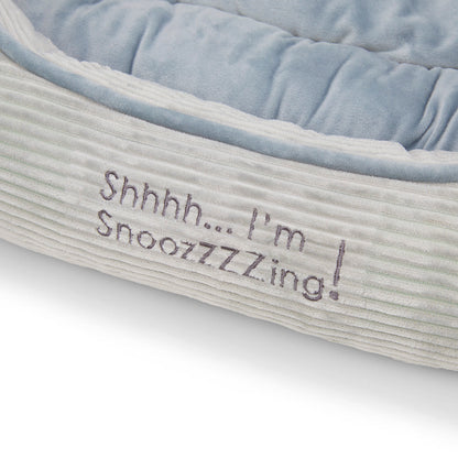 Petface Grey Cord Square Dog & Cat Bed