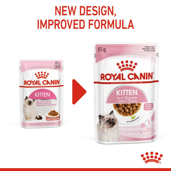 Royal Canin Feline Health Nutrition in Gravy Kitten Wet Cat Food