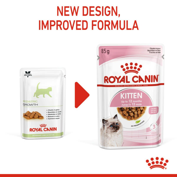 Royal Canin Feline Health Nutrition in Gravy Kitten Wet Cat Food