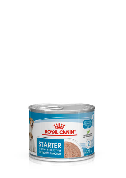 Royal Canin Royal Canin Size Health Starter Mother Baby Puppy Wet Dog Food pet food packaging