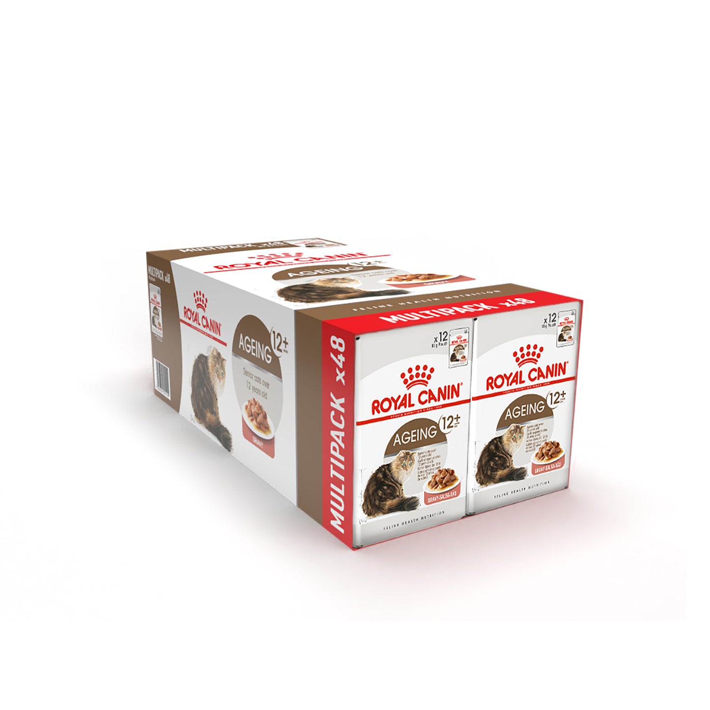 Royal Canin Feline Health Nutrition Ageing 12+ in Gravy Senior Wet Cat Food