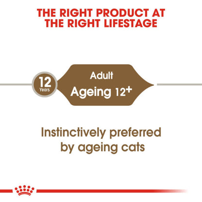 Royal Canin Feline Health Nutrition Ageing 12+ in Gravy Senior Wet Cat Food