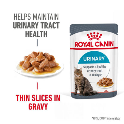 Royal Canin Feline Health Nutrition Urinary Care in Gravy Adult Wet Cat Food