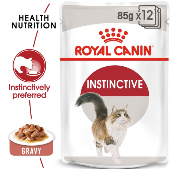 Royal Canin Feline Health Nutrition Instinctive in Gravy Adult Wet Cat Food