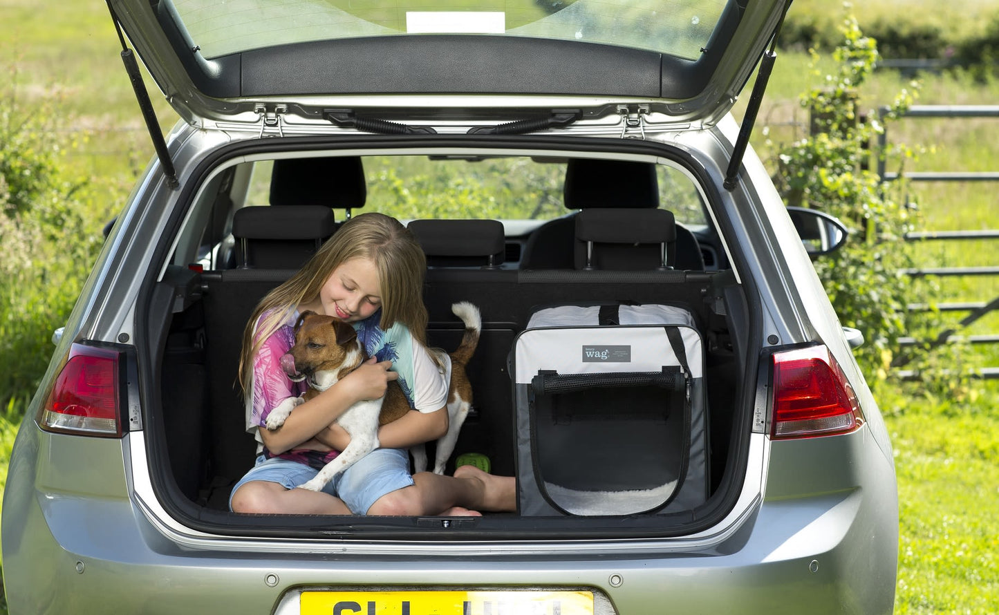 Henry Wag Folding Fabric Travel Pet Crate