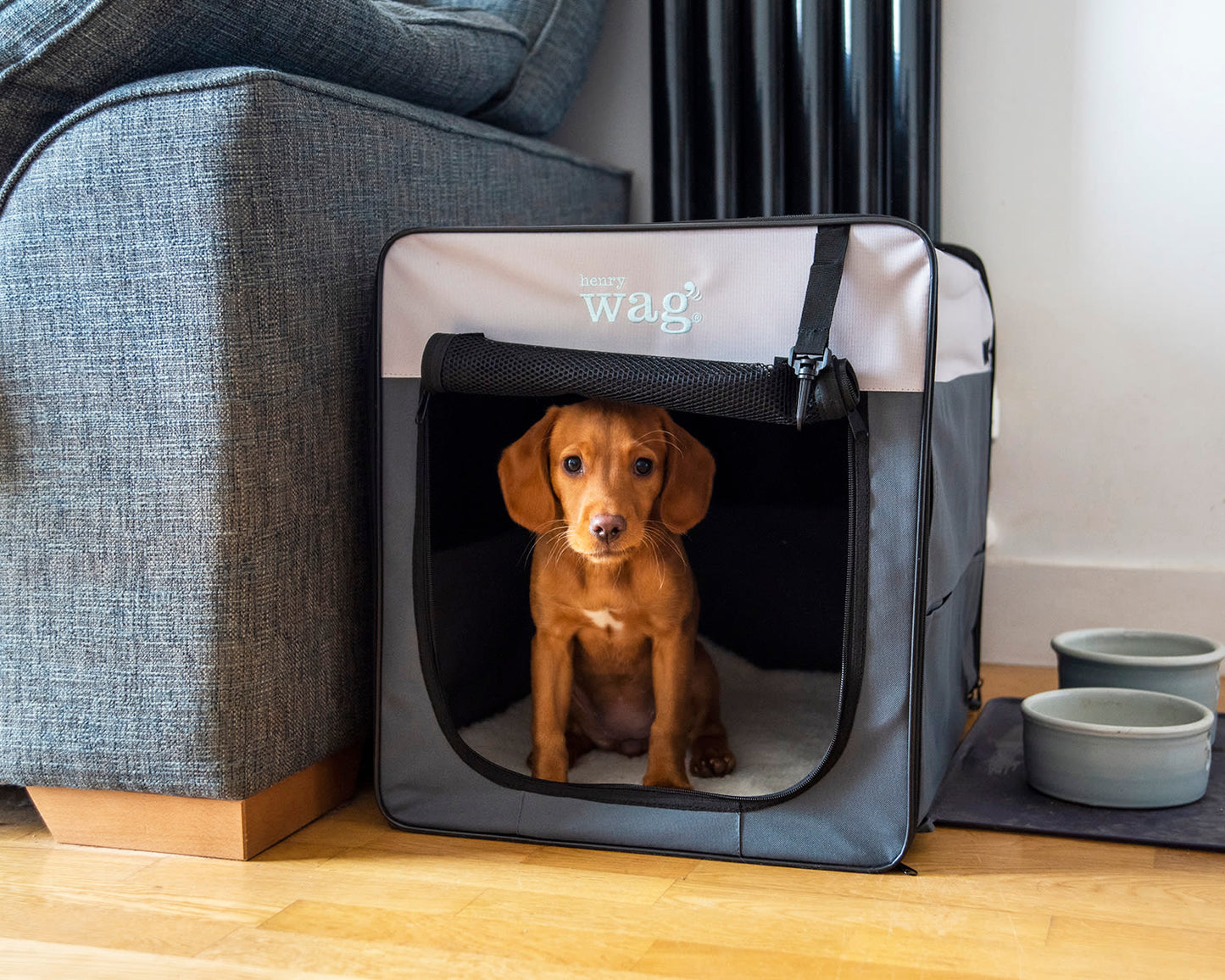 Henry Wag Folding Fabric Travel Pet Crate