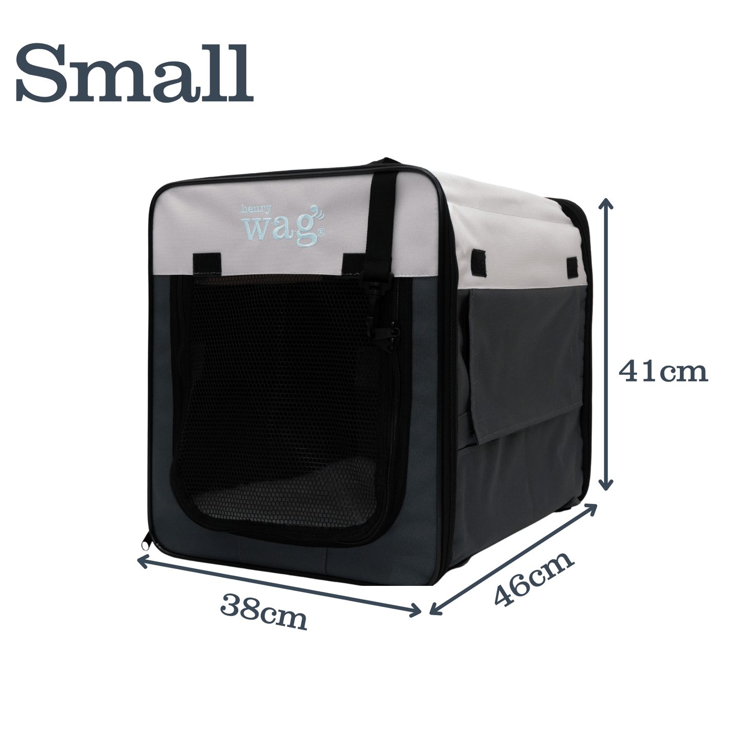 Henry Wag Folding Fabric Travel Pet Crate