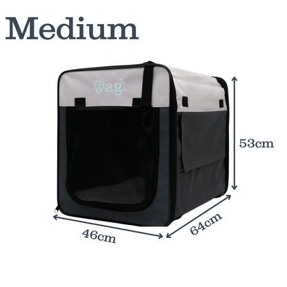 Henry Wag Folding Fabric Travel Pet Crate