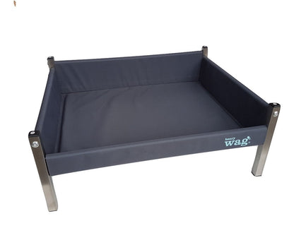 Henry Wag Elevated Grey Dog Bed