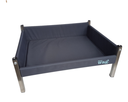 Henry Wag Elevated Grey Dog Bed