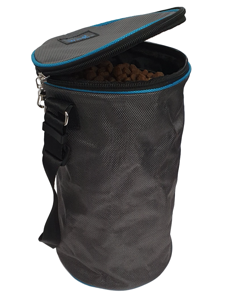 Henry Wag Snack Pack Grey Dog Travel Food Bag