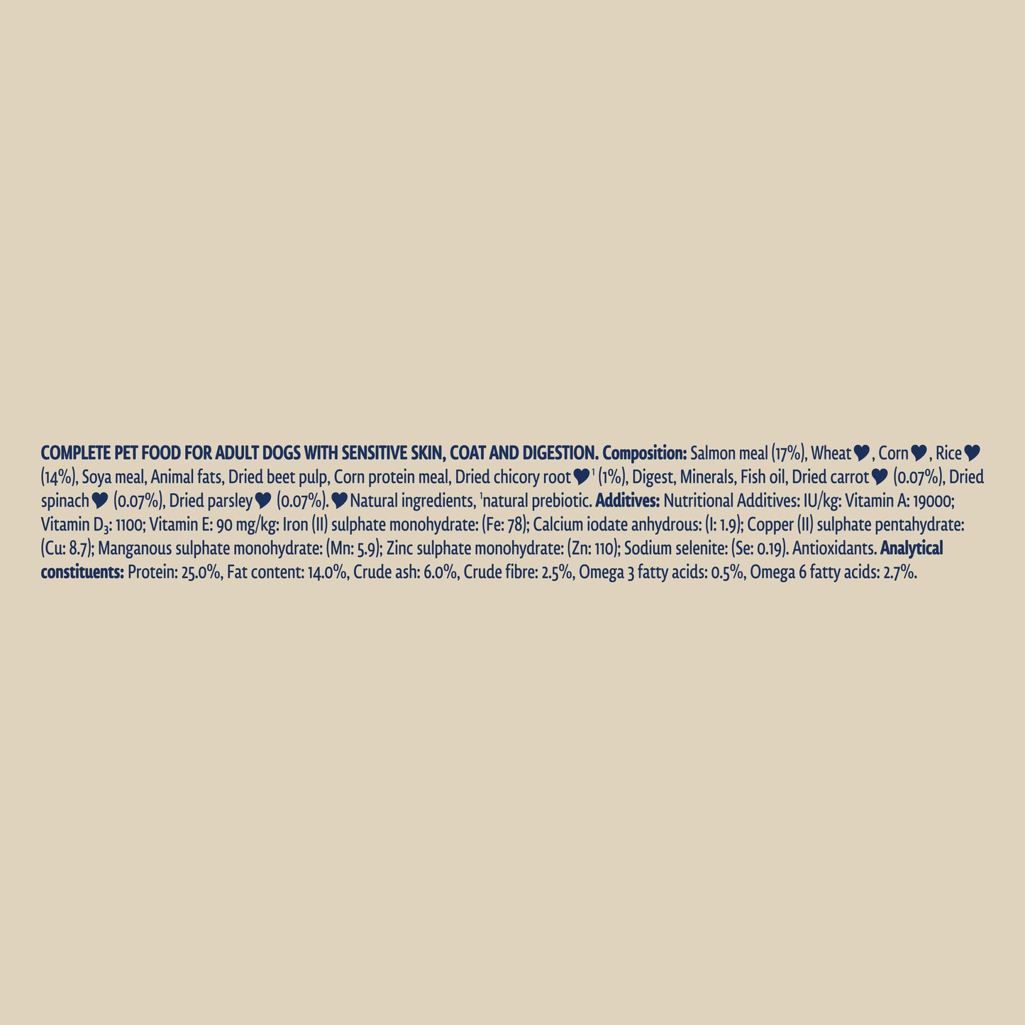 BETA Sensitive Dry Dog Food - Salmon