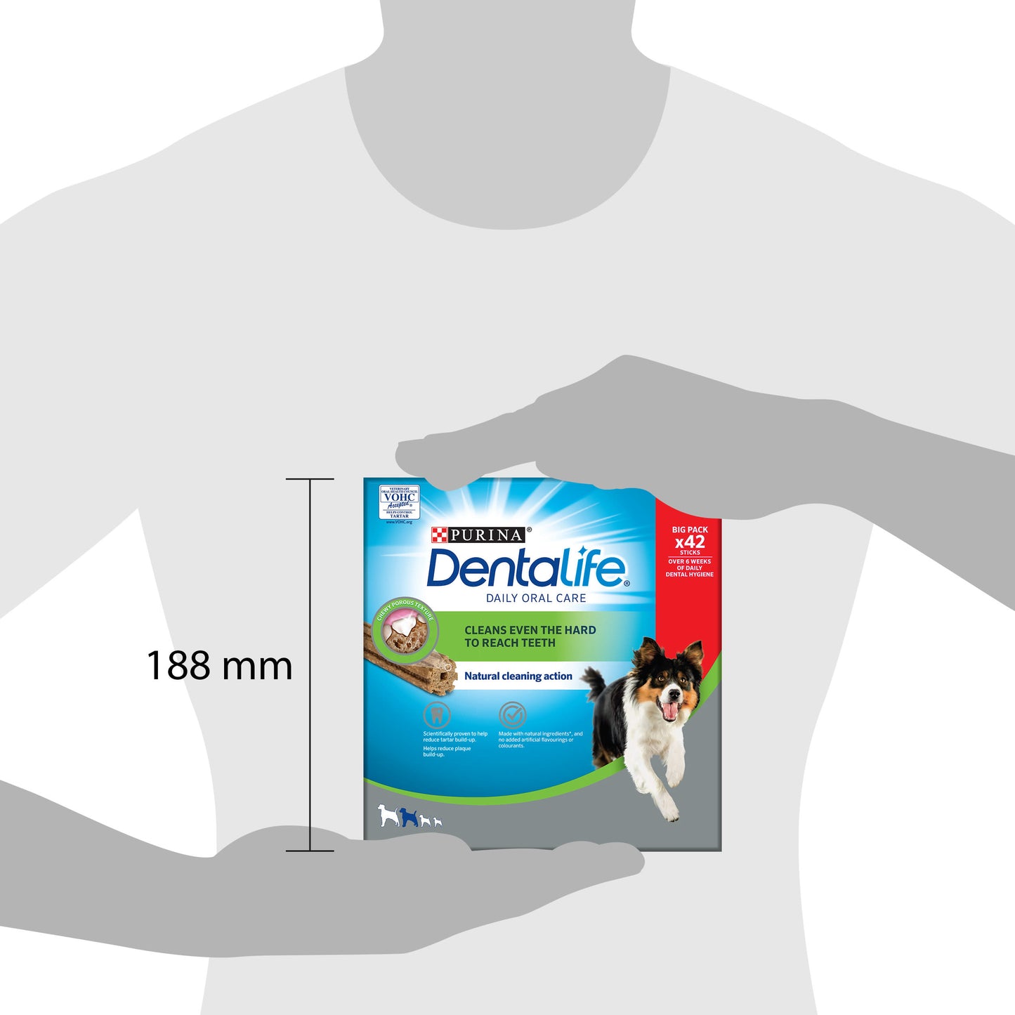 Purina Dentalife Medium Dental Chew Dog Treats 42 Sticks