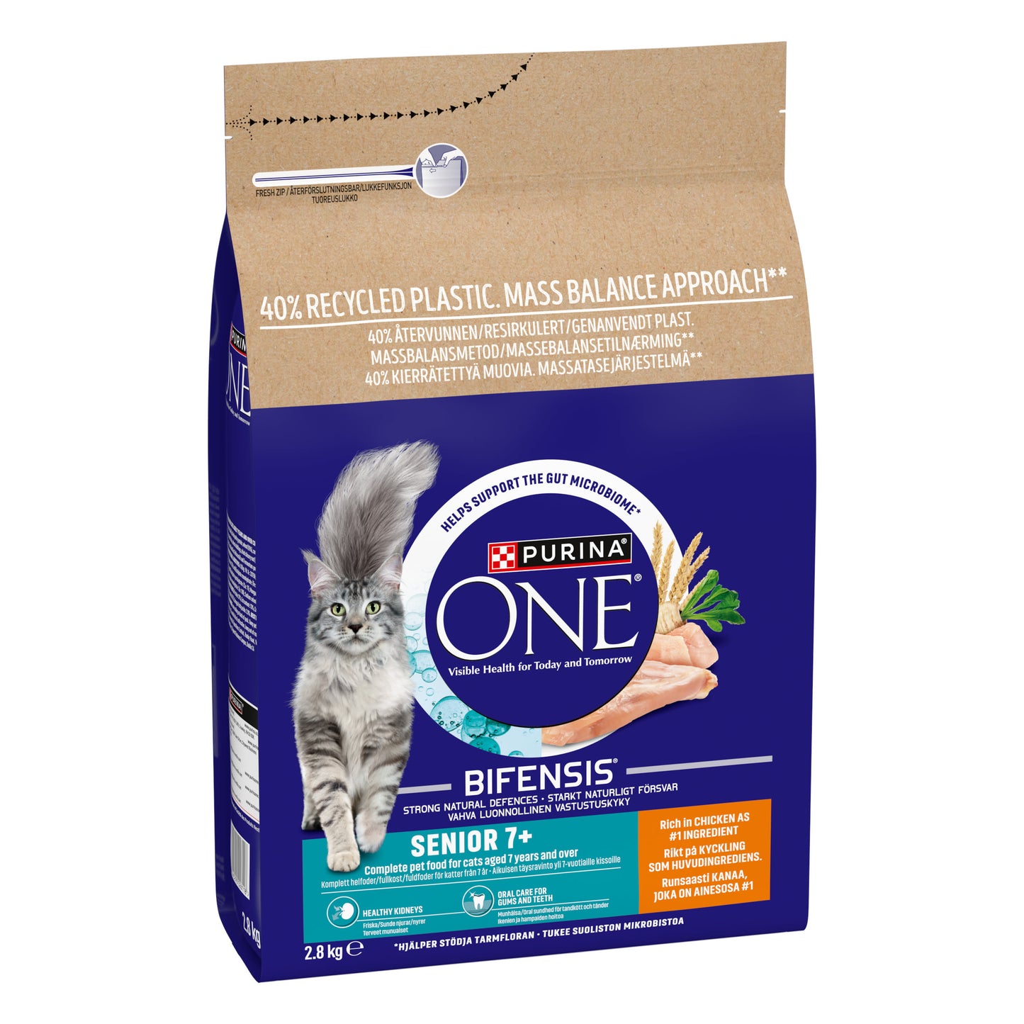 Purina One 7+ Dry Cat Food Rich in Chicken