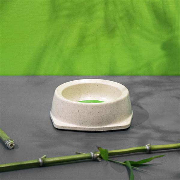 Bamboo Bowl Natural Cat & Dog Single Bowl