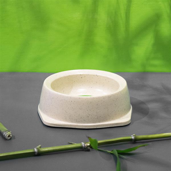 Bamboo Bowl Natural Cat & Dog Single Bowl
