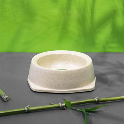 Bamboo Bowl Natural Cat & Dog Single Bowl