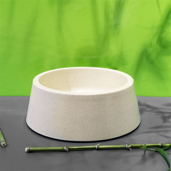 Bamboo Bowl Natural Cat & Dog Single Bowl