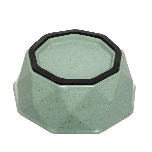 Bamboo Bowl Geo Cat & Dog Single Bowl