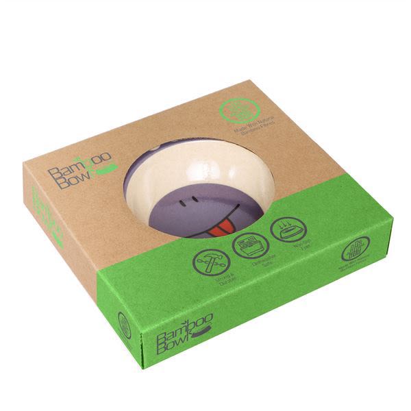 Bamboo Bowl Monster Shaped Cat & Dog Single Bowl