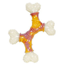 The Chew Factory Bacon & Maple Nylon Cross Dog Toy