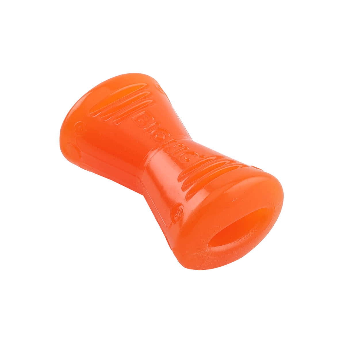 BIONIC Bone Treats Holding Orange Dog Chew Toy