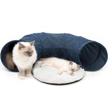 Catit Vesper Tunnel with Sleeping Cushion Cat Toy