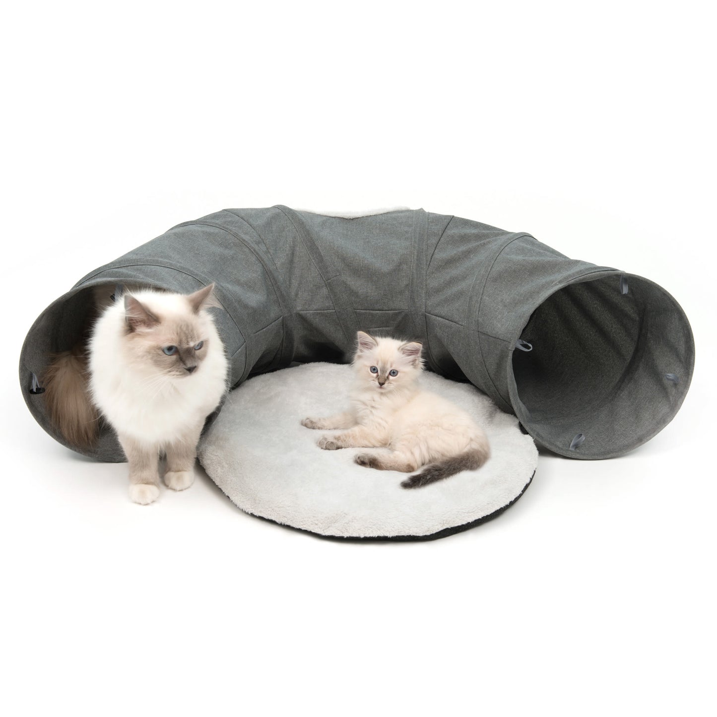Catit Vesper Tunnel with Sleeping Cushion Cat Toy