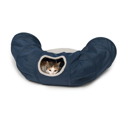 Catit Vesper Tunnel with Sleeping Cushion Cat Toy